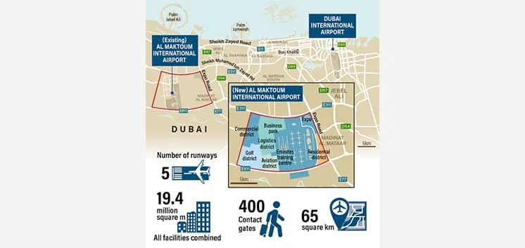 How to get to Al Maktoum International Airport