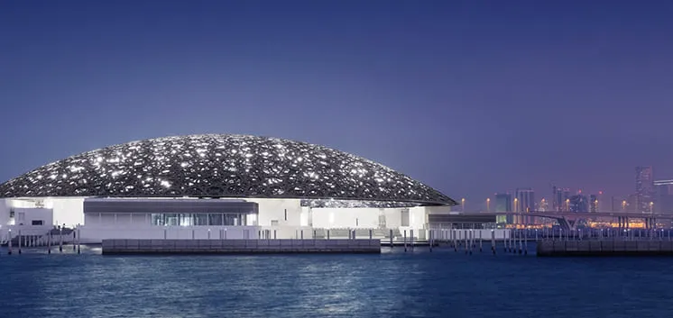 Louvre Abu Dhabi - places to visit In UAE